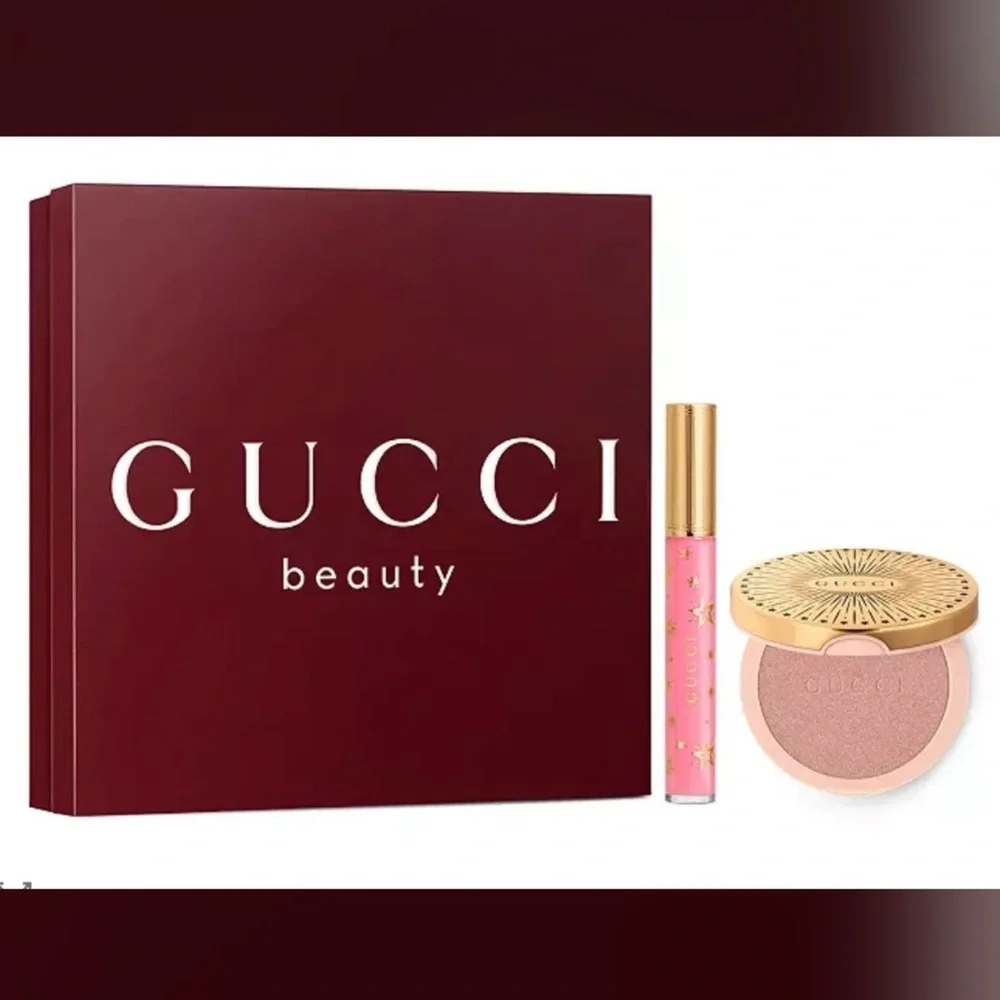 Gucci Highlighter and Lip Gloss set